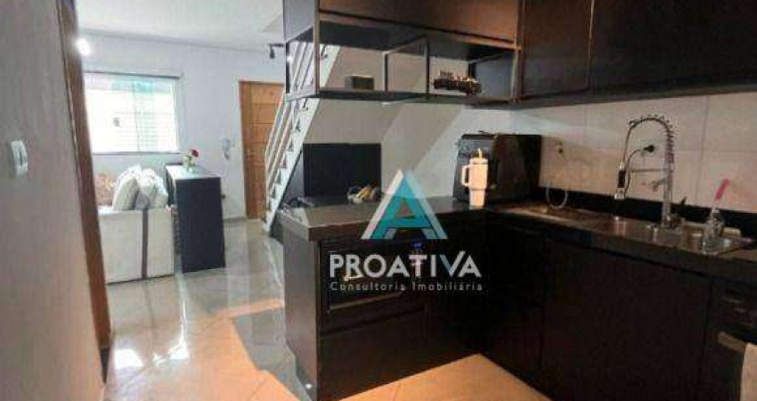Sobrado com 3 dormitórios à venda, 106 m²- Vila Metalúrgica - Santo André/SP