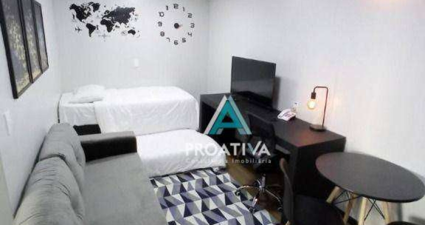 Flat com 1 dormitório à venda, 44 m² - Centro - Santo André/SP