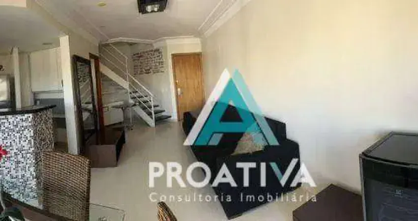 Cobertura com 1 dormitório, 148 m² - venda por r$  ou aluguel por r$ 8.369/mês - jardim - santo andré/sp