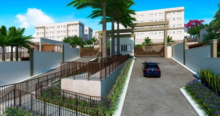Apartamento para Venda em Taubaté, Granjas Santa Terezinha, 2 dormitórios, 1 banheiro, 1 vaga