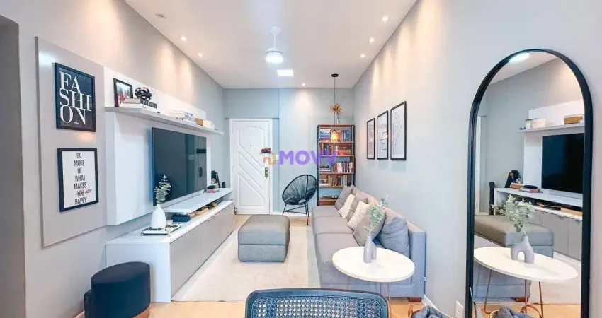 Apartamento à venda em Icaraí 2 quartos, totalmente reformado e montado.