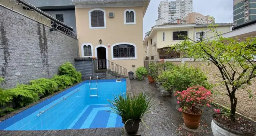 Casa a venda em santos, sobrado, com piscina, perto do orquidário e da praia