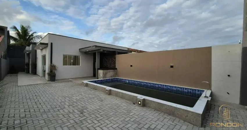 Casa com 2 dormitórios, sendo 2 suítes no Grandesp, Itanhaém / SP