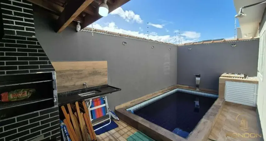 Casa com 2 dormitórios, sendo 1 suíte no cibratel ii em itanhaém, sp.