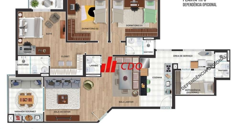 Apartamento com 3 quartos à venda na Estrada São Judas, 190, Parque Esplanada do Embu, Embu das Artes