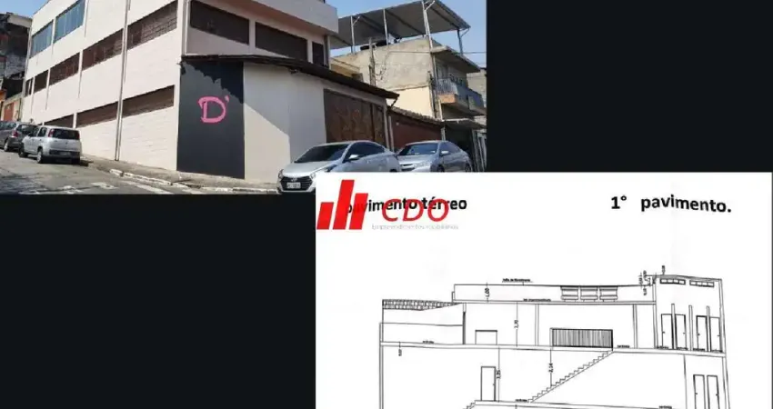 Prédio Comercial à Venda ou locação em São Paulo-SP, Bairro Capão Redondo - 10 Banheiros, 600m² de Área!