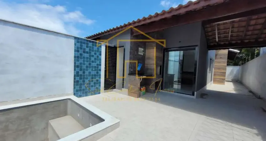 Casa para Venda em Itanhaém, Jardim Jamaica, 2 dormitórios, 1 suíte, 3 banheiros, 3 vagas