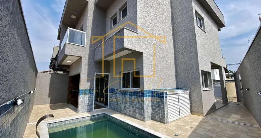 Sobrado para Venda em Itanhaém, Jardim Cibratel II, 3 dormitórios, 1 suíte, 2 banheiros, 2 vagas
