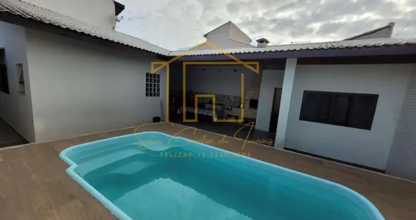 Casa para Venda em Itanhaém, Balneário Tupy, 4 dormitórios, 1 suíte, 3 banheiros, 3 vagas