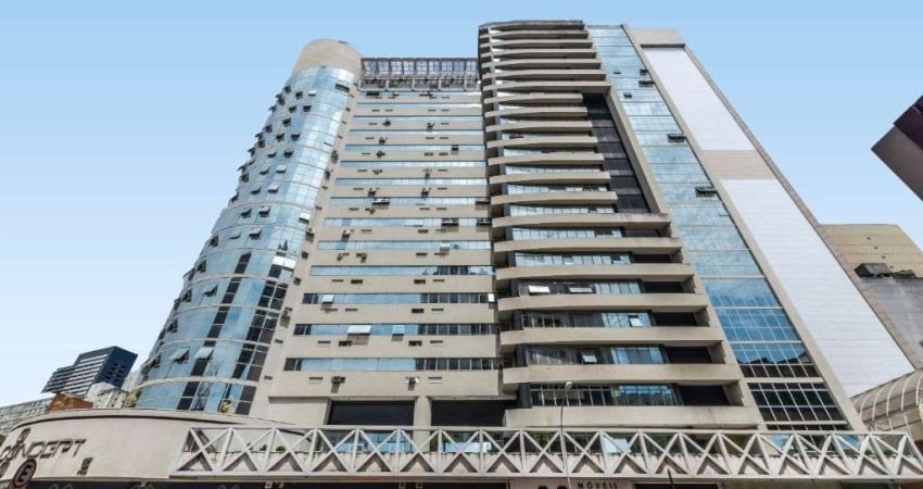 Sala comercial com 1 sala para alugar na Rua Emiliano Perneta, 390, Centro, Curitiba