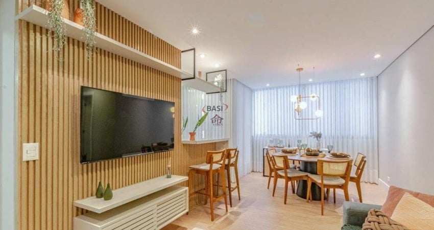 LINDO APTO TOTALMENTE MOBILIADO COM 3 DORMITORIOS NO BIGORRILHO, PRONTO PARA MORAR, PARCELAMENTO COM A CONSTRUTORA!
