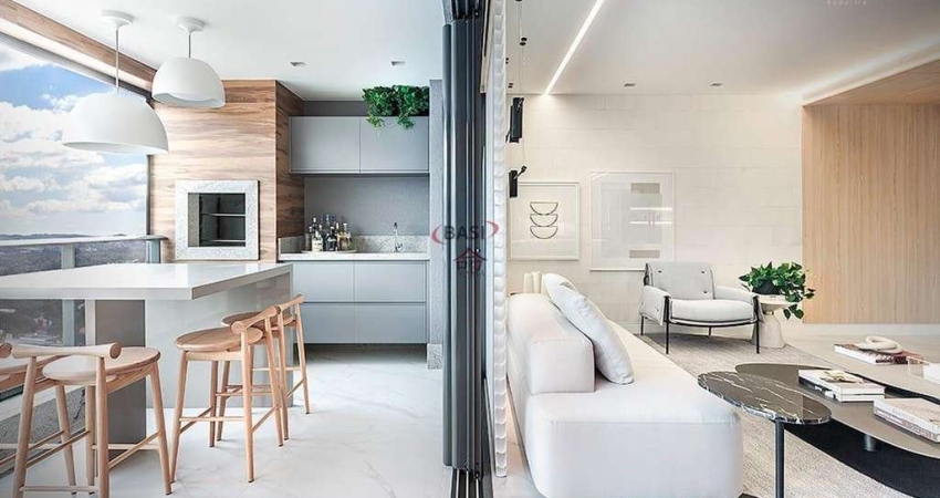 Apartamento com 3 dormitorios,, 1 suite, 2 vagas, Ecoville.