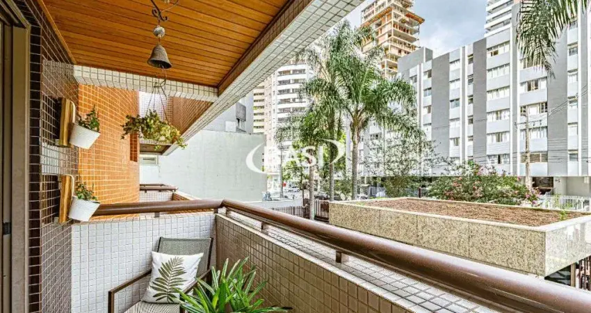 Apartamento de luxo no cabral, curitiba - 4 dormitorios e 3 suites