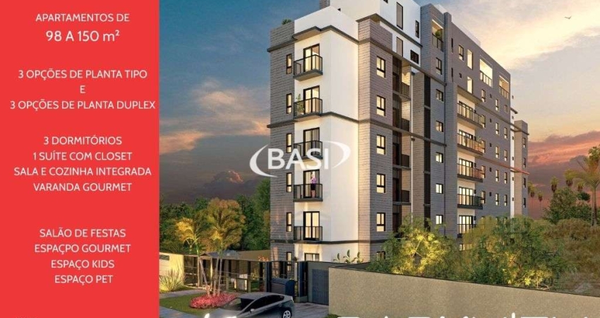 Apartamento de 3 dormitorios com suite no Centro de Pinhais - Imperdivel!