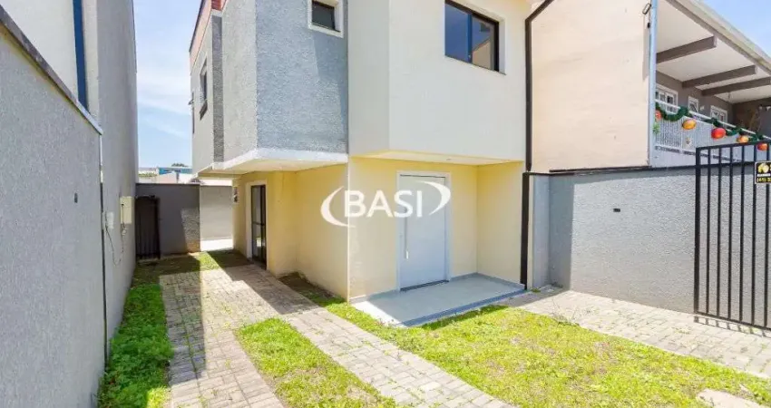 Sobrado triplex exclusivo a venda no xaxim (nao geminado, com atico ampliavel + sacada e 2 vagas grandes)