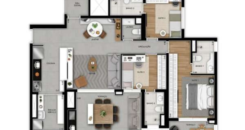 Apartamento com 3 quartos à venda na Rua Imbarié, --, Vila Prudente, São Paulo