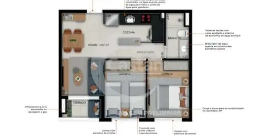 Apartamento com 2 quartos à venda na Rua Padre Adelino, --, Belém, São Paulo
