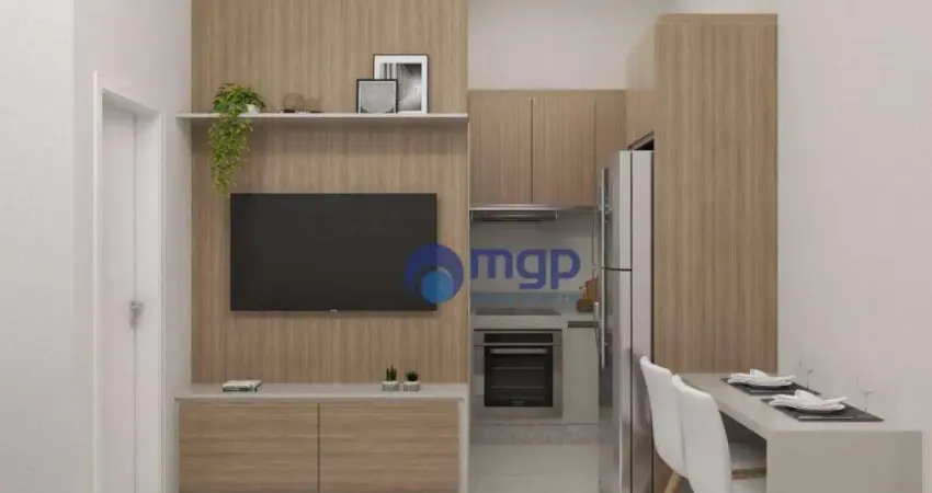 Apartamento com 1 dormitório à venda, 27 m² - jardim são paulo