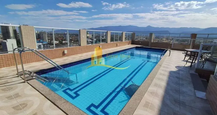 Apto. 02 dorms. (01 suíte) sacada gourmet, 01 vaga. p/ locação definitiva. ocian, praia grande sp.