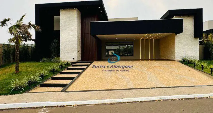 Linda Casa Térrea  Alto Padrão Condomínio Villagio do Engenho Finíssimo acabamento Projeto moderno Impecável 4 amplas suítes Completíssima  Ar K7