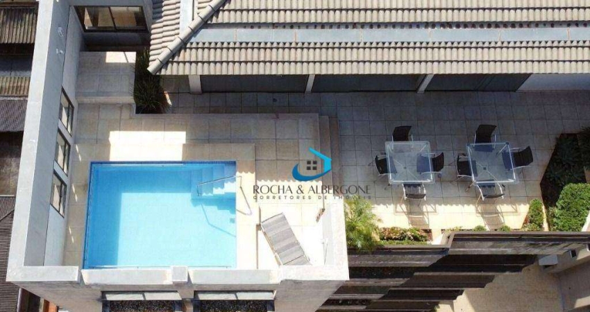 Casa nas Alturas  Cobertura de Alto Padrão 345,68 m2  privativos 4 quartos sendo 2 suítes  salas com varanda  Piscina aquecida com Vista 360º p cidade