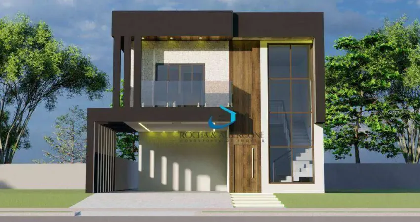 Casa Sobrado com Piscina no Condominio Parque Taua, Londrina PR.