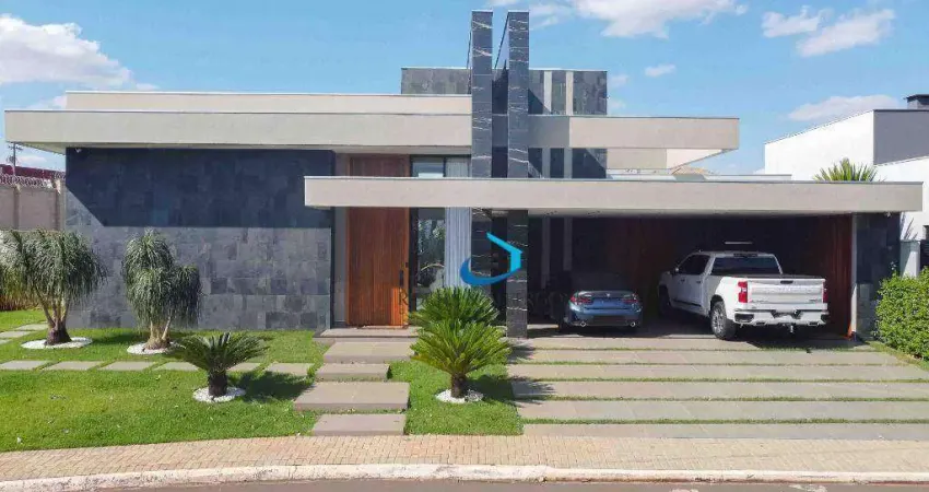 Casa de alto padrão condomínio villagio do engenho finamente decorada 3 suítes ampla área social integrada pé direito duplo piscina c/ projetor de led