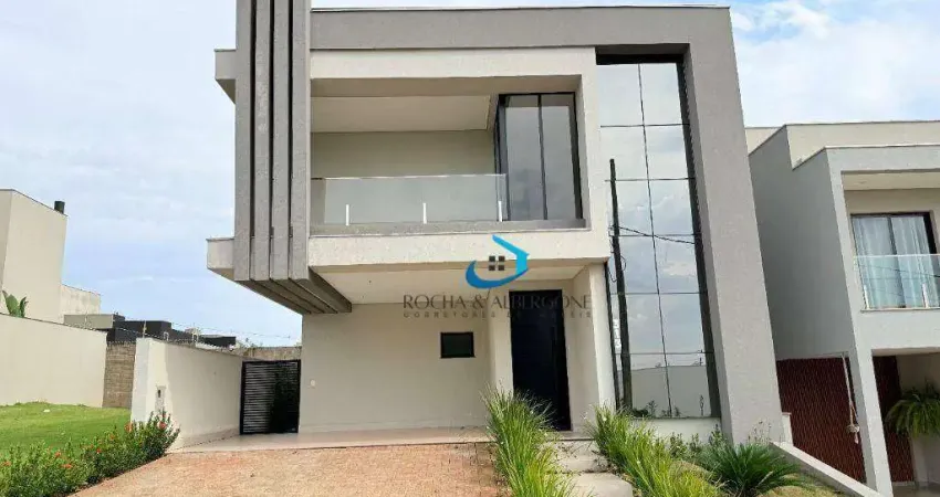 Casa nova condomínio tauá tangará com 4 suítes master com closet e varanda salas integradas lavabo jardim de inverno piscina 4 vagas ótimo acabamento