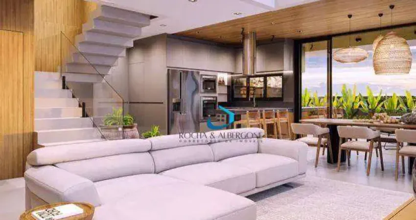 Belíssima casa de alto padrão projeto diferenciado condomínio tauá araguari 4 suítes salas integradas ao gourmet piscina com prainha 4 vagas lounge