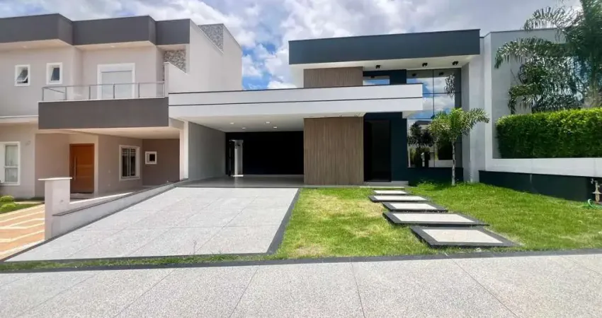 Casa Térrea no Condomínio Dona Lucilla com 03 suítes e Escritório – Indaiatuba – Sp.