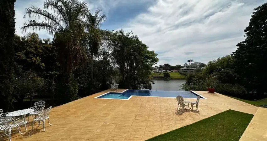 Chácara fundo para o lago por r$ 3.900.000 - colinas do mosteiro de itaici - indaiatuba/sp
