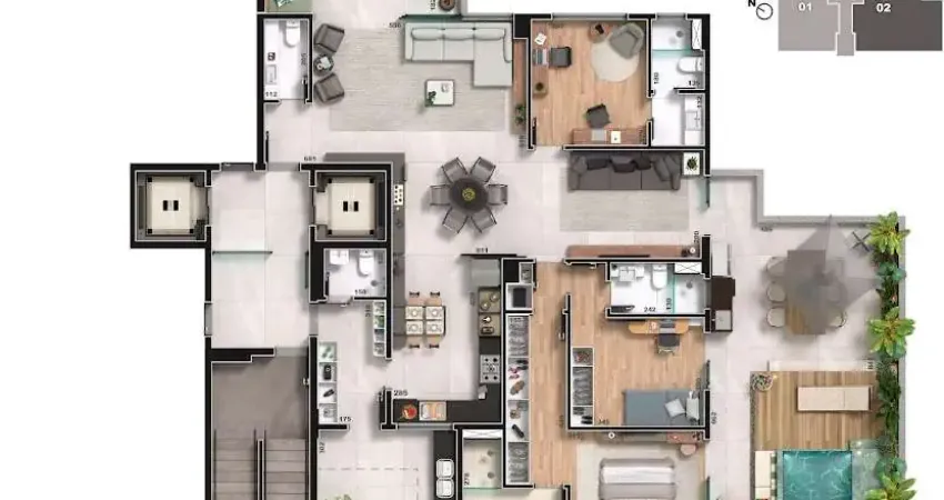 Apartamento com área privativa à venda, 4 quartos, 2 suítes, 3 vagas, buritis - belo horizonte/mg