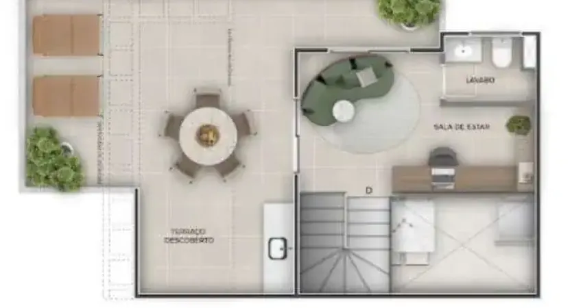 Cobertura à venda, 2 quartos, 1 suíte, 2 vagas, são bento - belo horizonte/mg