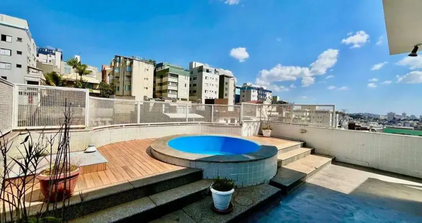 Cobertura à venda, 3 quartos, 2 suítes, 4 vagas, buritis - belo horizonte/mg