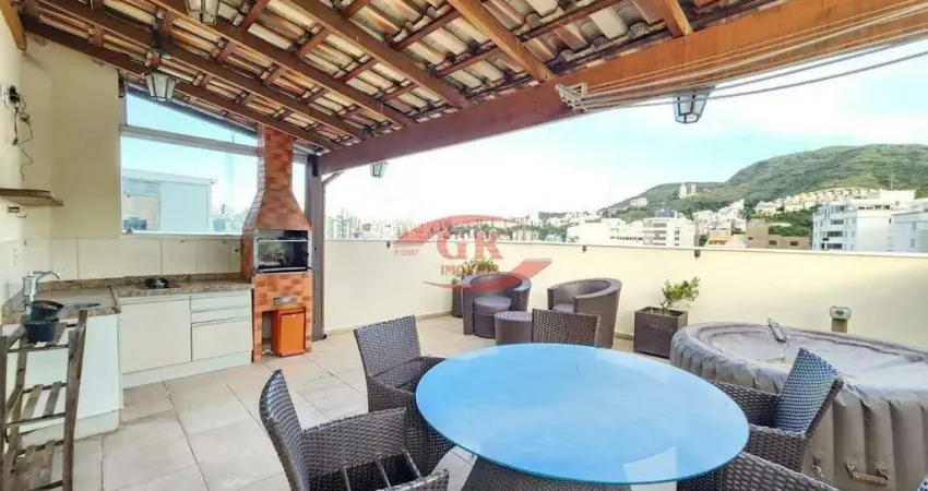 Cobertura à venda, 5 quartos, 2 suítes, 2 vagas, buritis - belo horizonte/mg