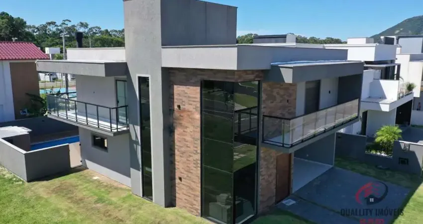 Ilha das laranjeiras - red park - casa alto padrão, sendo 03 suítes à venda na ilha das laranjeiras no red park- florianópolis - sc