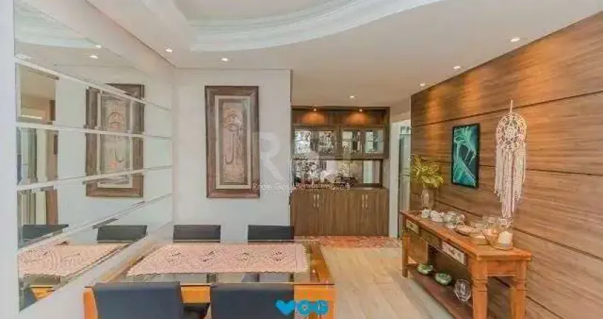 Excelente apartamento mobiliado com 2 dormitórios e 2 vagas.