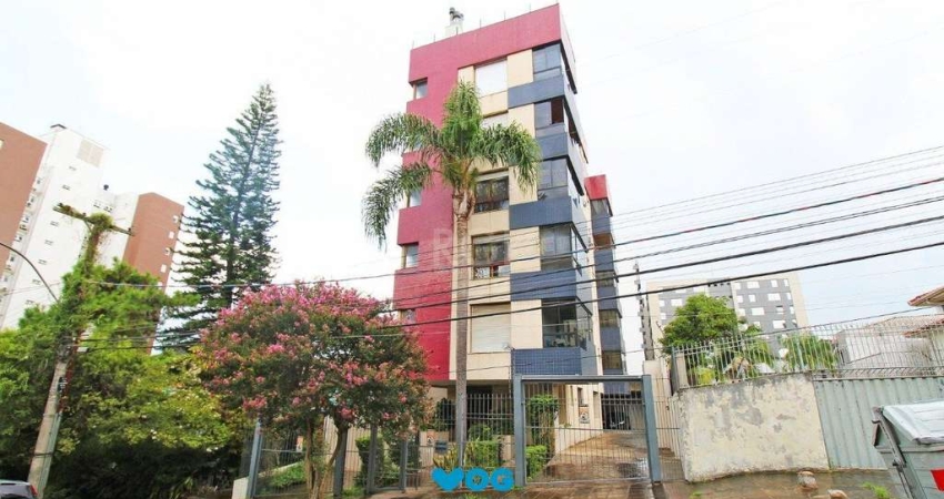 Apartamento de dois dormitórios e uma vaga de garagem na Rua Marcelo Gama, bairr