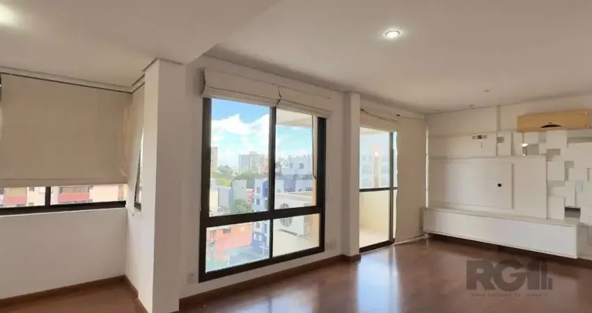 Maravilhosa cobertura com vista definida e muita claridade no menino deus