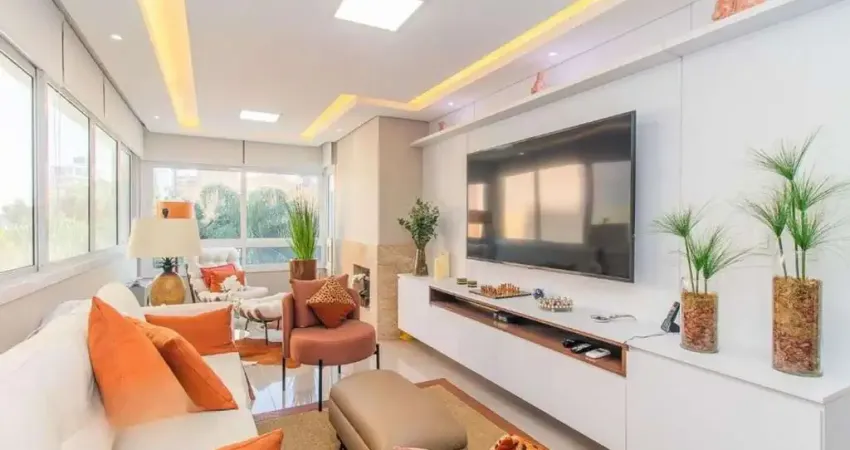 Apartamento com 83m² e 2 dormitórios, 2 suítes, 3 vagas no bairro petrópolis