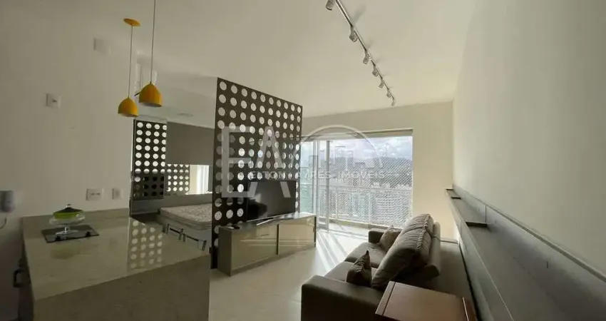 Apartamento mobiliado com vista mar para alugar em Santos/SP