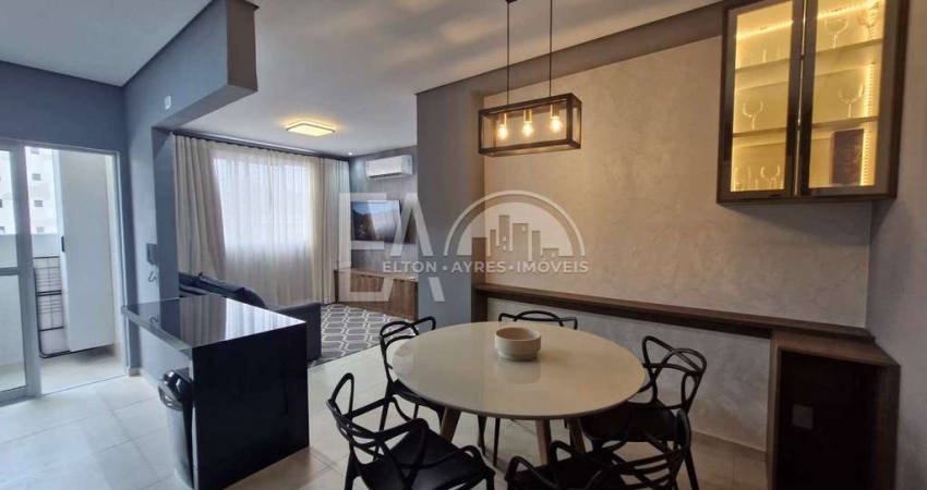 Apartamento novo, 2 dormitórios mobiliado para alugar em Santos