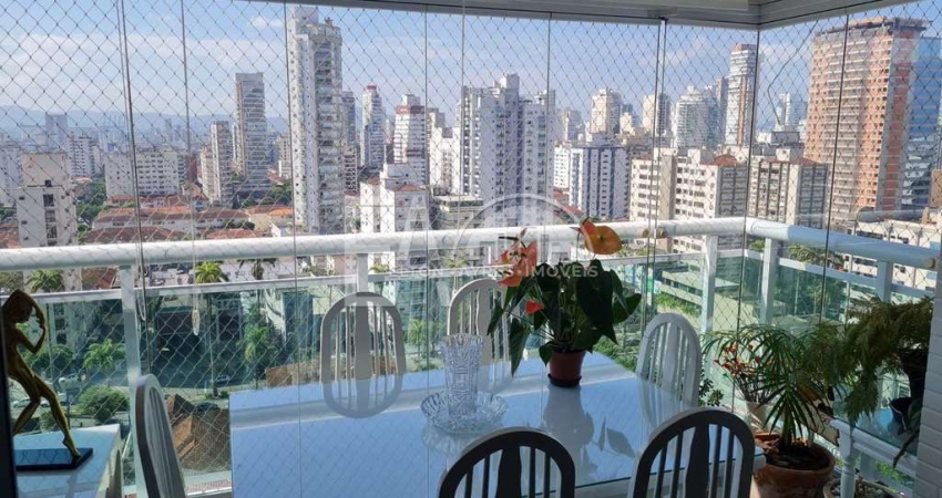 Apartamento com 3 quartos, Gonzaga, Santos - R$ 1.45 mi, Cod: 5653