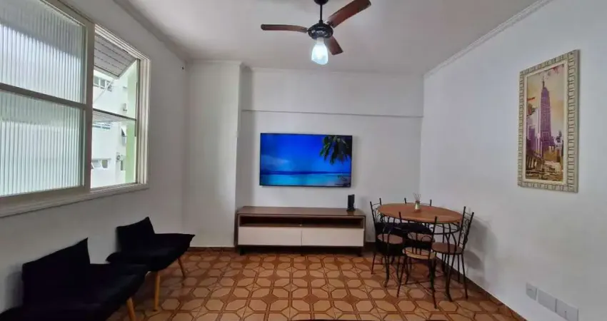 Apartamento com 1 quarto e 2 vagas à venda em prédio frente mar na aparecida