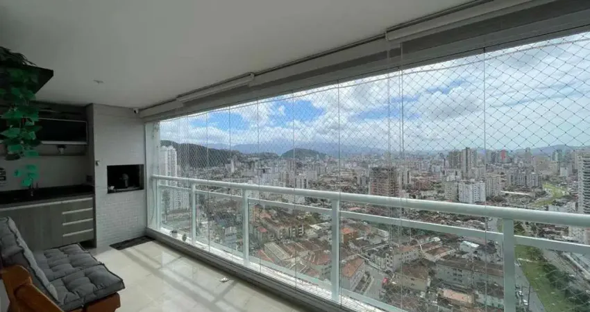 Apartamento à venda, 4 quartos, 1 suíte, 2 vagas, marapé - santos/sp