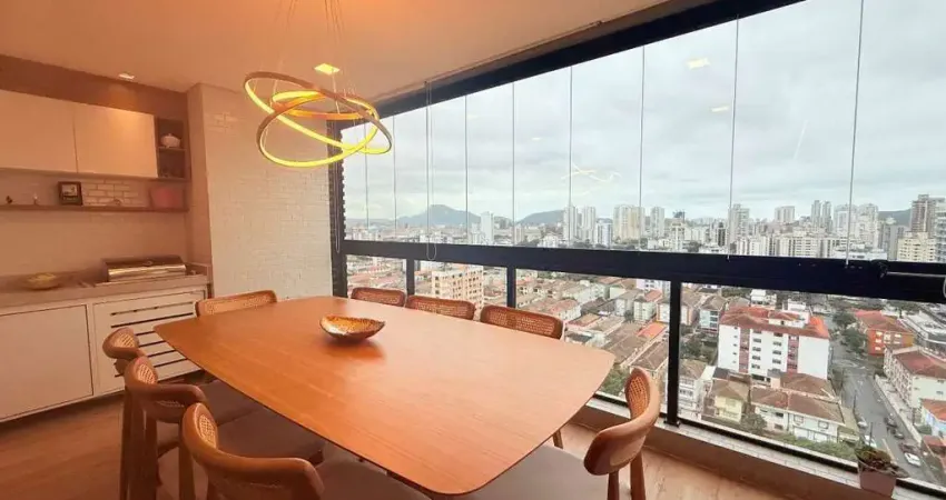 Apartamento à venda, 2 quartos, 1 suíte, 2 vagas, Aparecida - Santos/SP