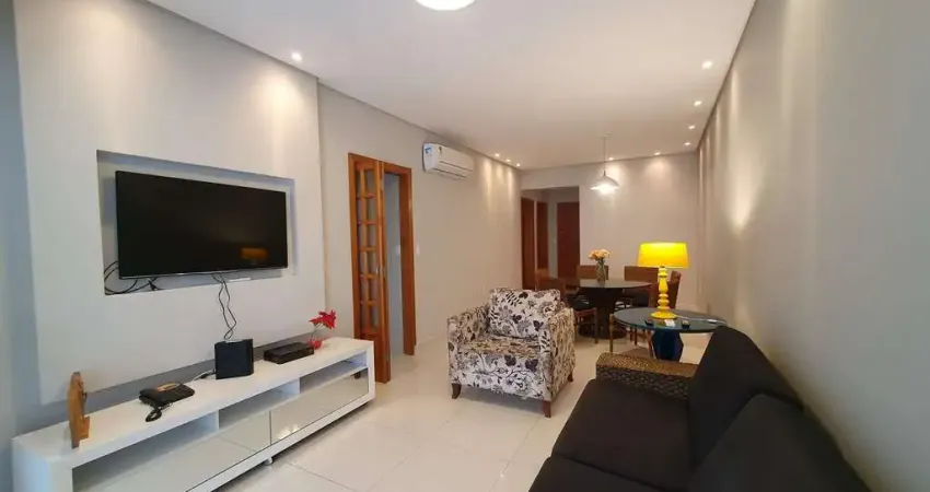 Apartamento mobiliado com 2 quartos para alugar no embaré - santos