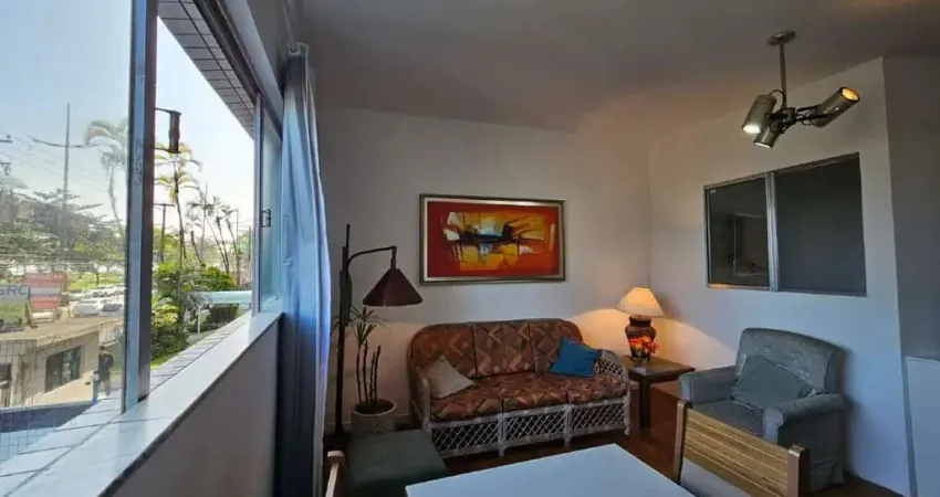 Apartamento frente mar com 2 quartos para alugar no embaré em santos