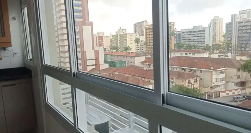 Apartamento com 1 quarto para alugar na Rua Pará, 18, Campo Grande, Santos