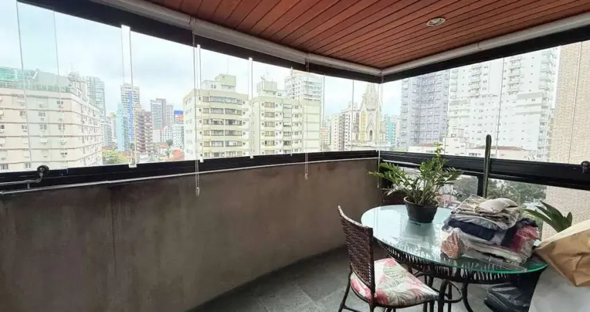 Apartamento à venda, 3 quartos, 1 suíte, 2 vagas, pompéia - santos/sp